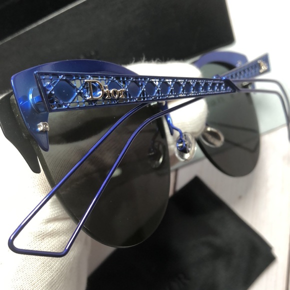 DIOR Diorama Club Gray Oval Men’s Sunglasses - Picture 4 of 6